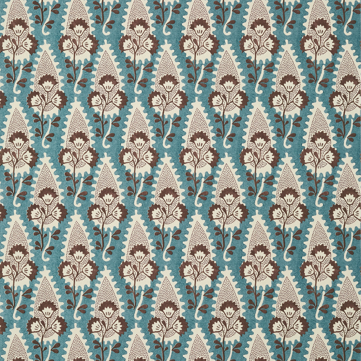Anna French Cornwall wallpaper - Antilles collection - Brown and Slate