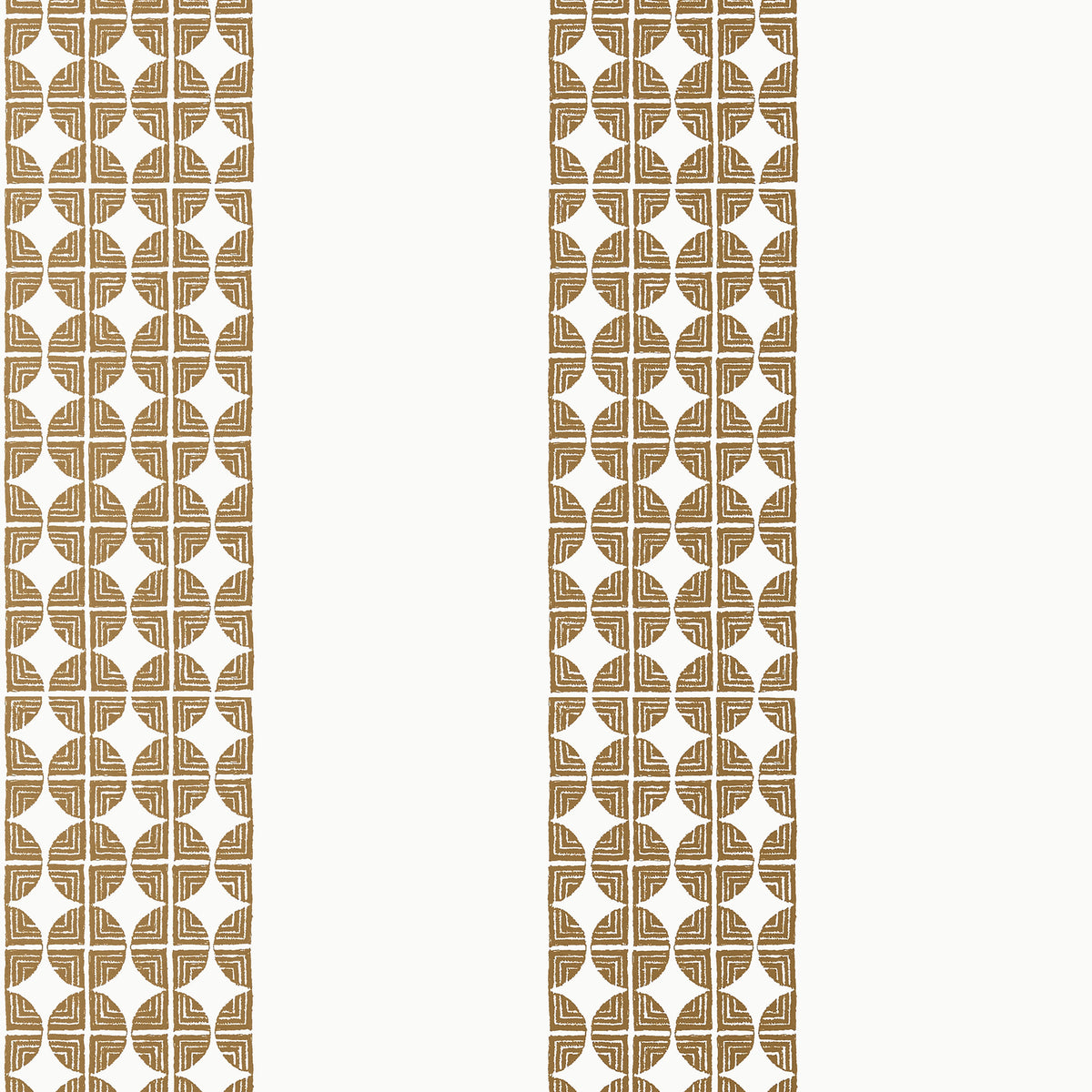 Anna French Fairmont Stripe wallpaper - Willow Tree collection - Metallic Bronze