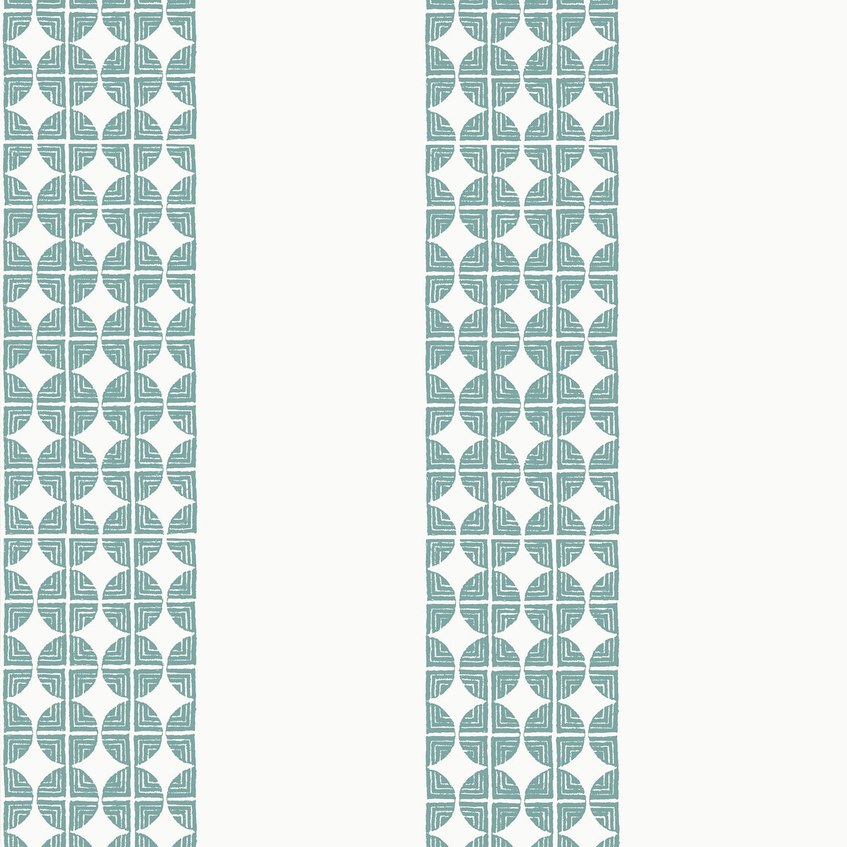 Anna French Fairmont Stripe wallpaper - Willow Tree collection - Teal