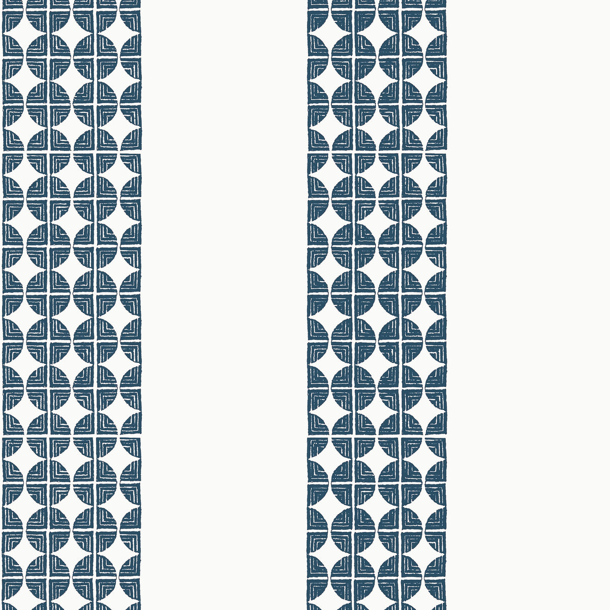 Anna French Fairmont Stripe wallpaper - Willow Tree collection - Navy