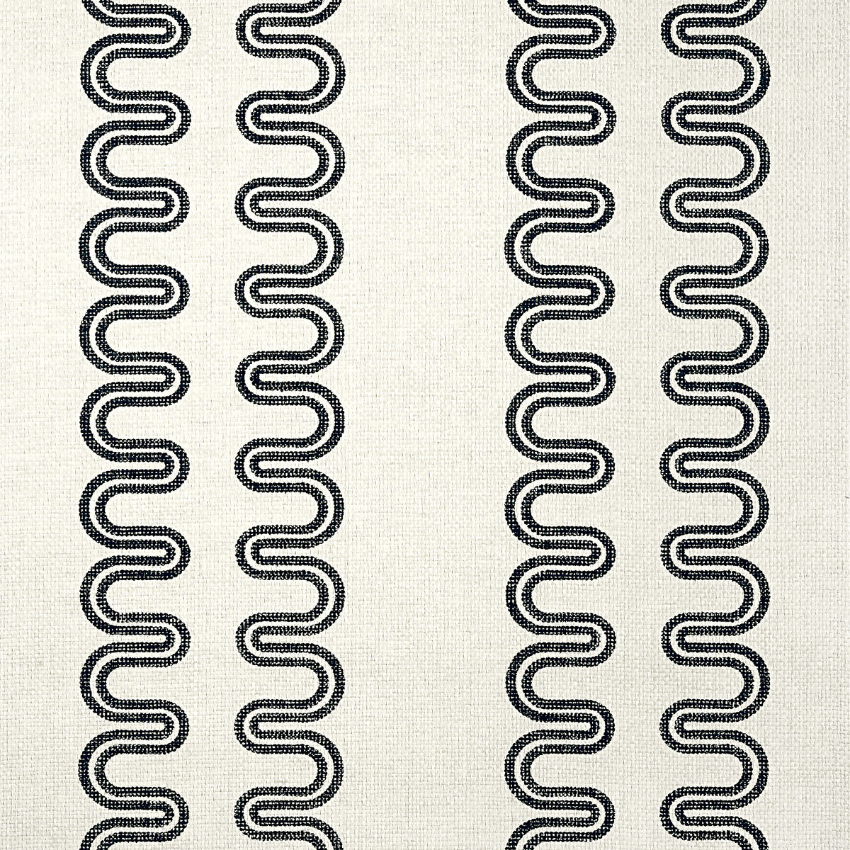 Anna French Herriot Way wallpaper - Savoy collection - Black on Flax