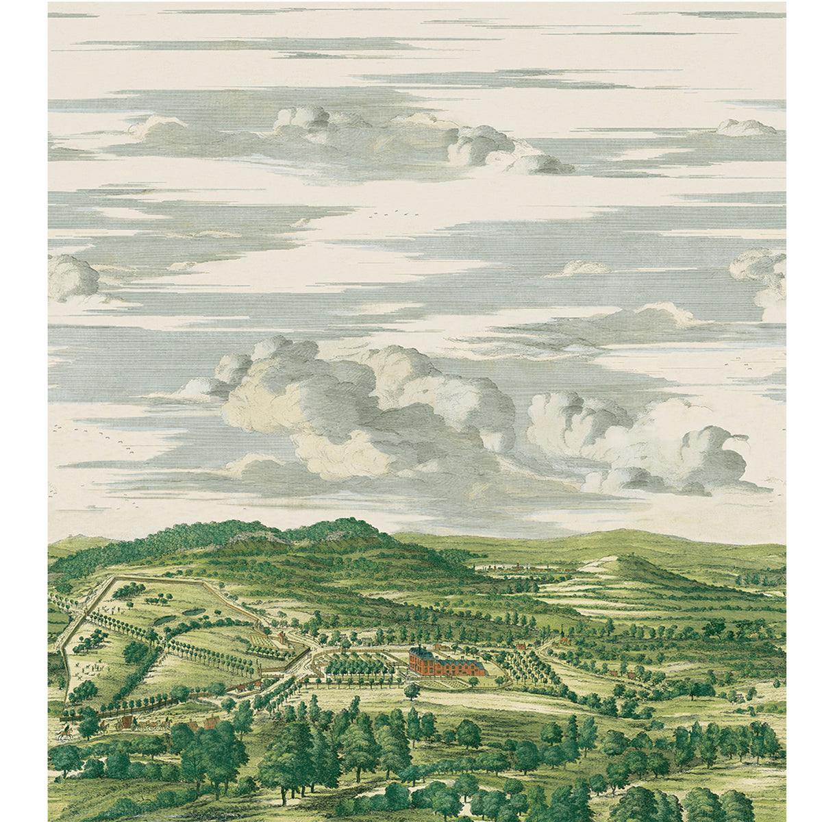 Anna French - WHITCOMBE PARK MURAL Wallpaper - Bristol Collection