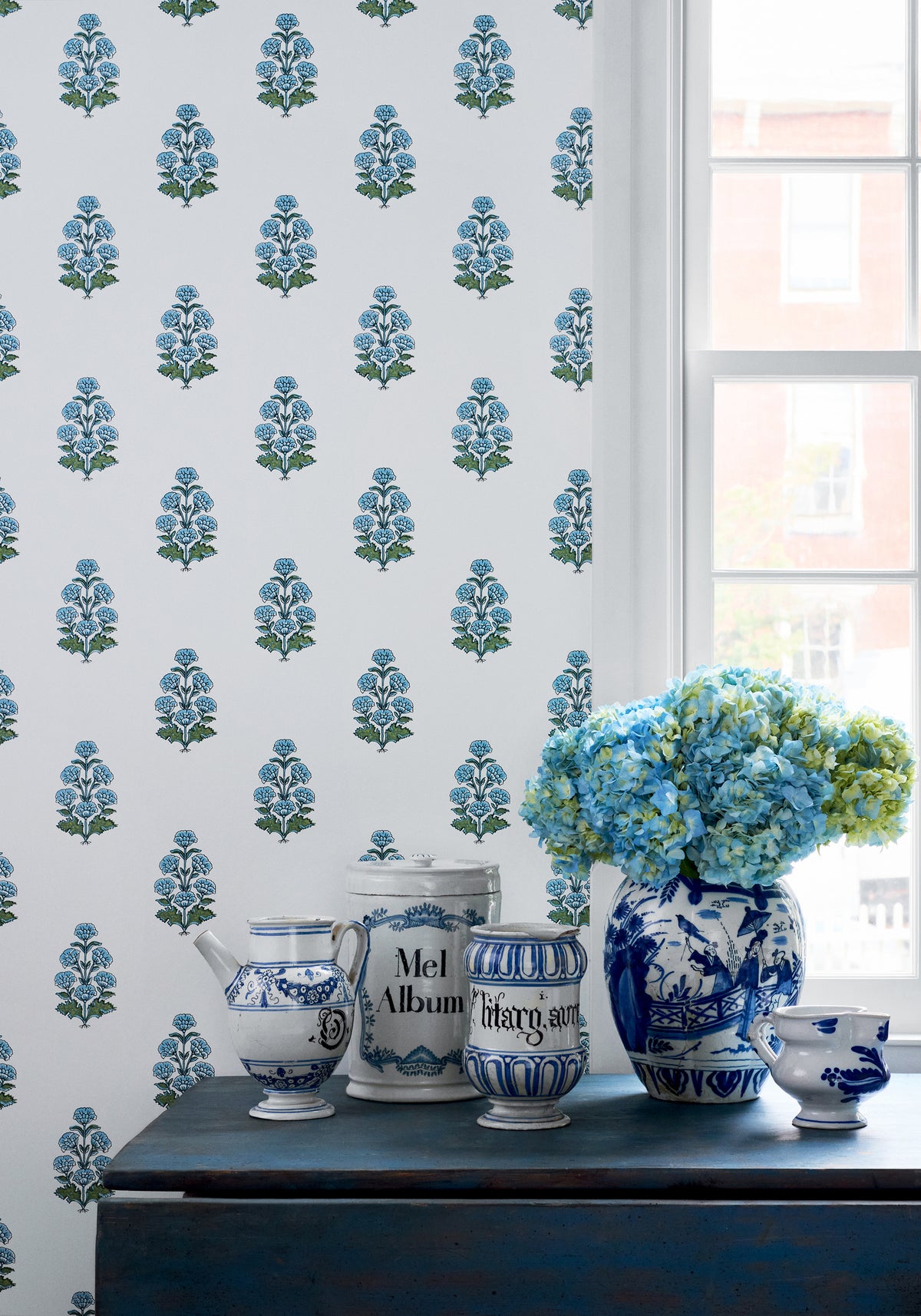 Thibaut Audrey wallpaper - Boxwood Collection