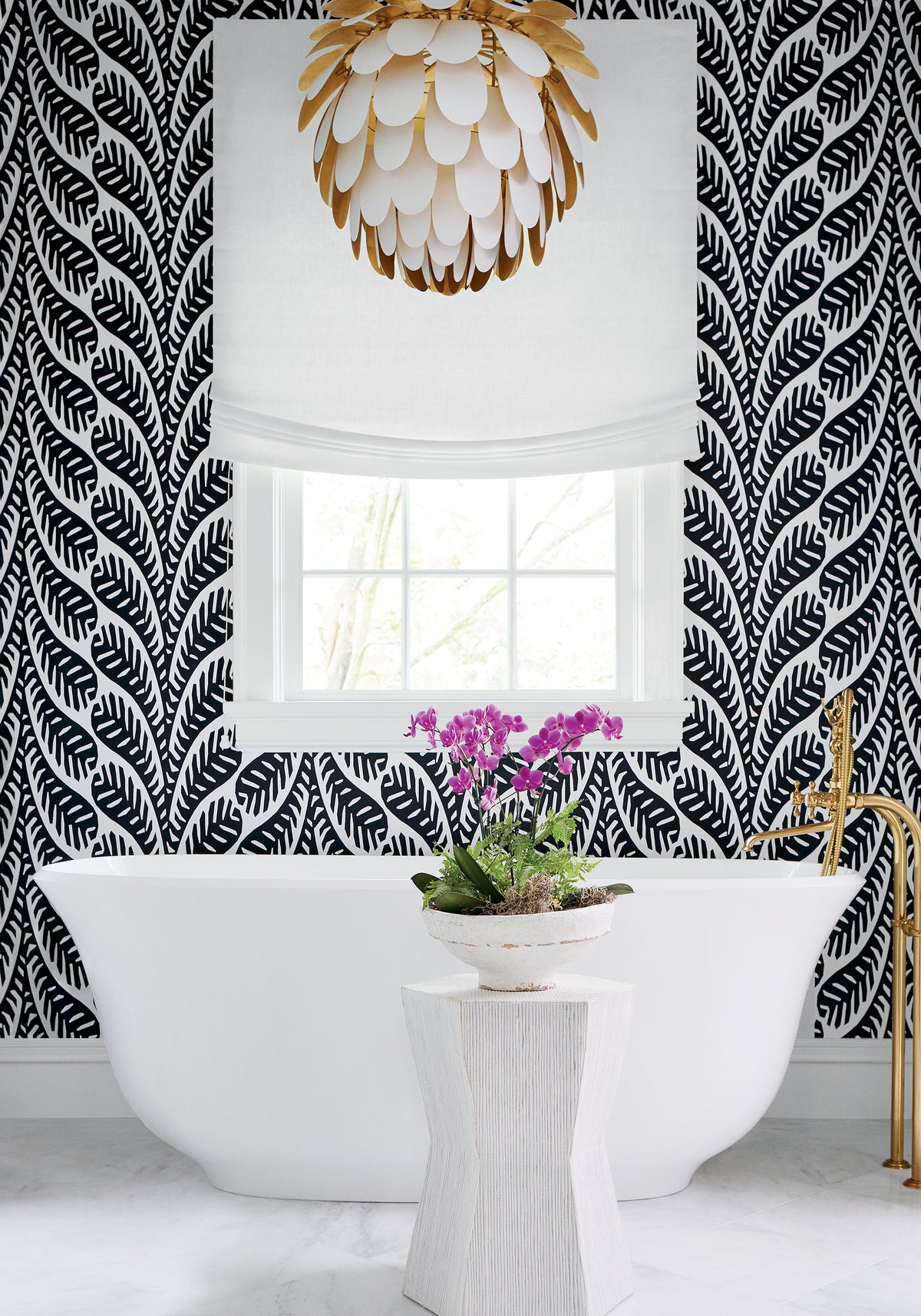 Thibaut Ginger wallpaper - Eden Collection