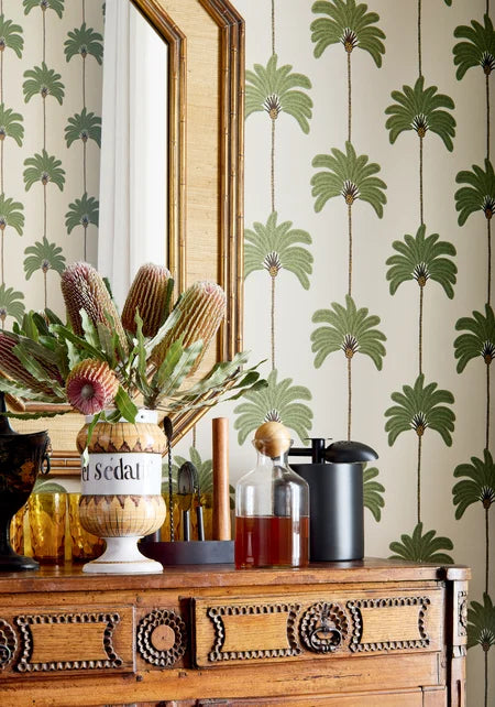 Thibaut - SUNSET BOULEVARD Wallpaper - Palm Grove Collection