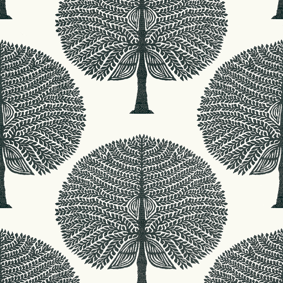 Thibaut Mulberry Tree Black and White wallpaper colorway (T10602)