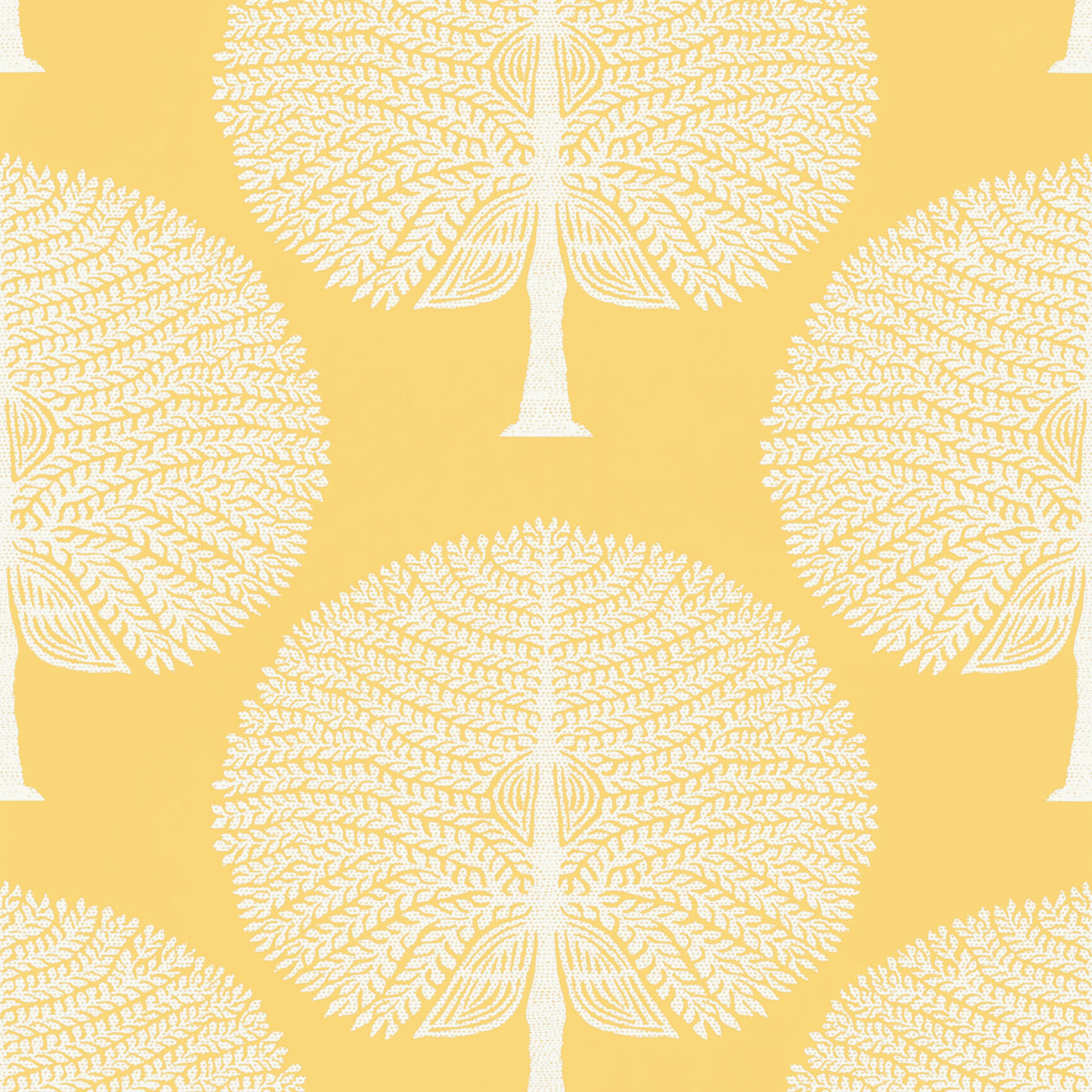 Thibaut Mulberry Tree Yellow wallpaper colorway (T10605)