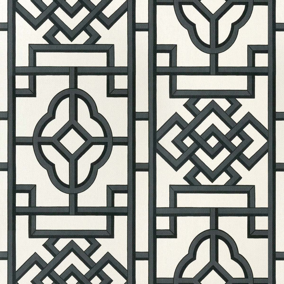 Thibaut Gateway wallpaper - Pavilion - Black