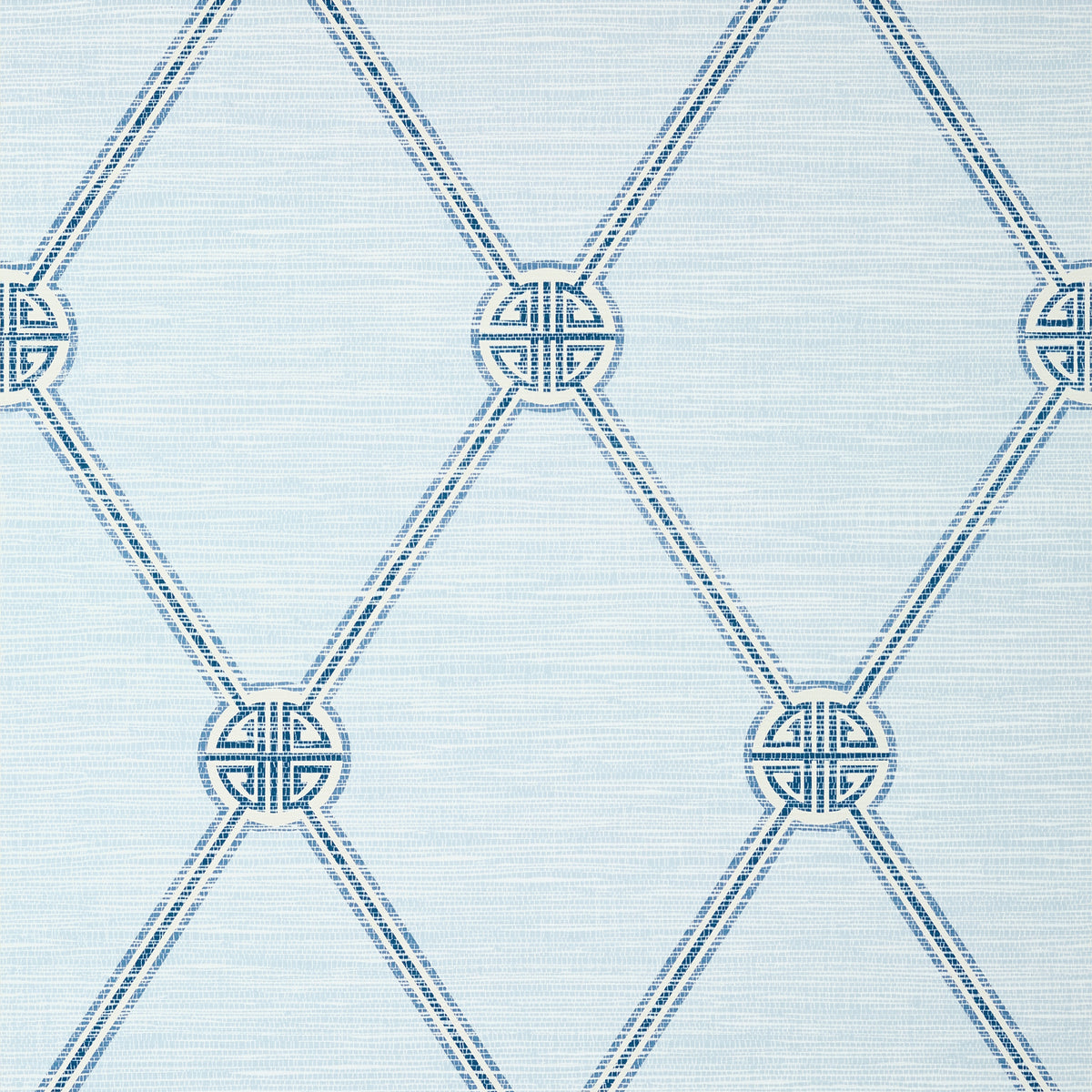 Thibaut Turnberry Trellis wallpaper - Pavilion - Spa Blue