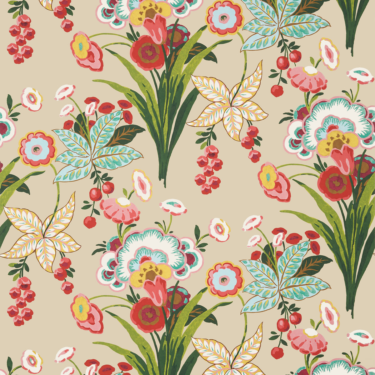 Thibaut Pasadena wallpaper - Eden Collection