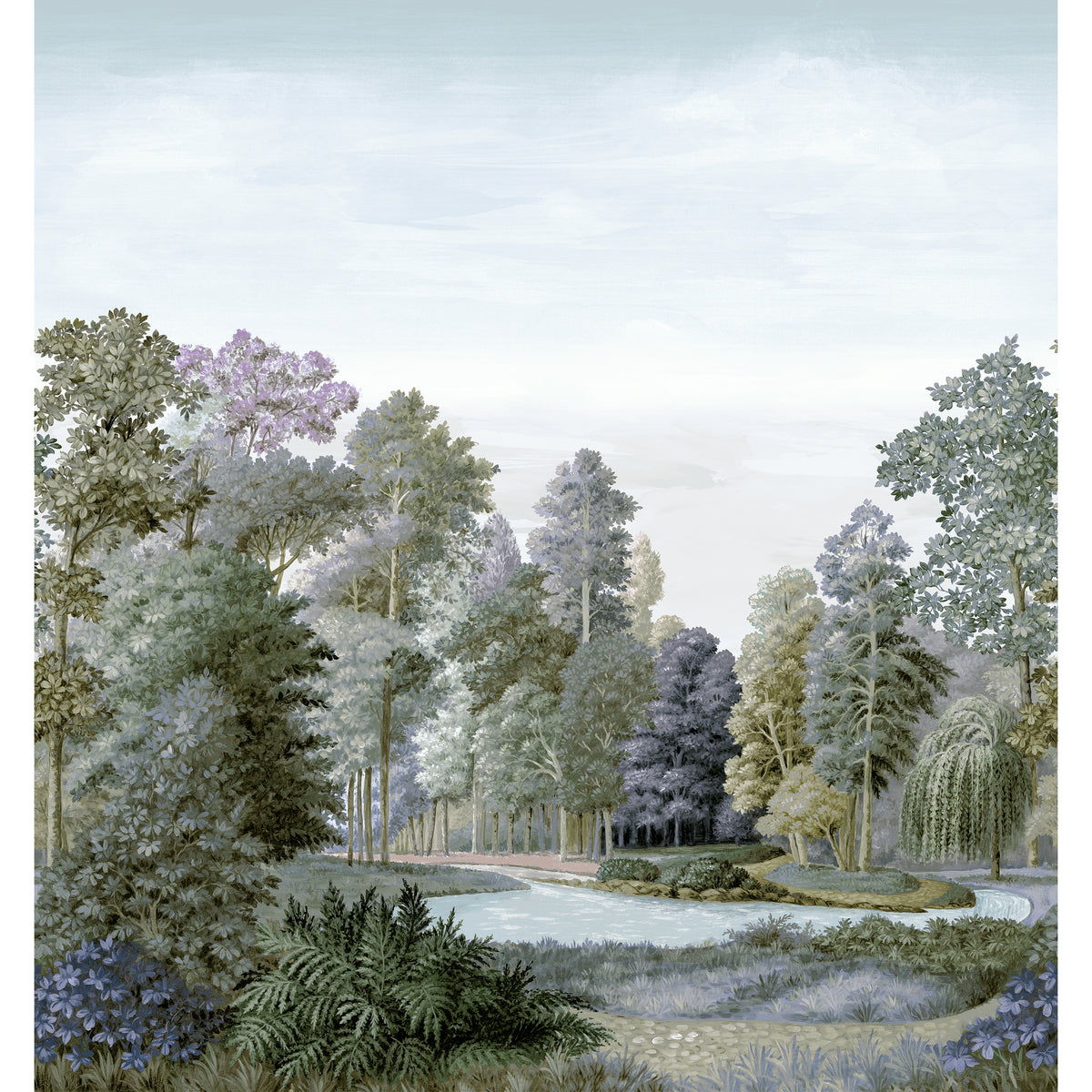 Thibaut - AUSTRIA MURAL Wallpaper - Mural Resource