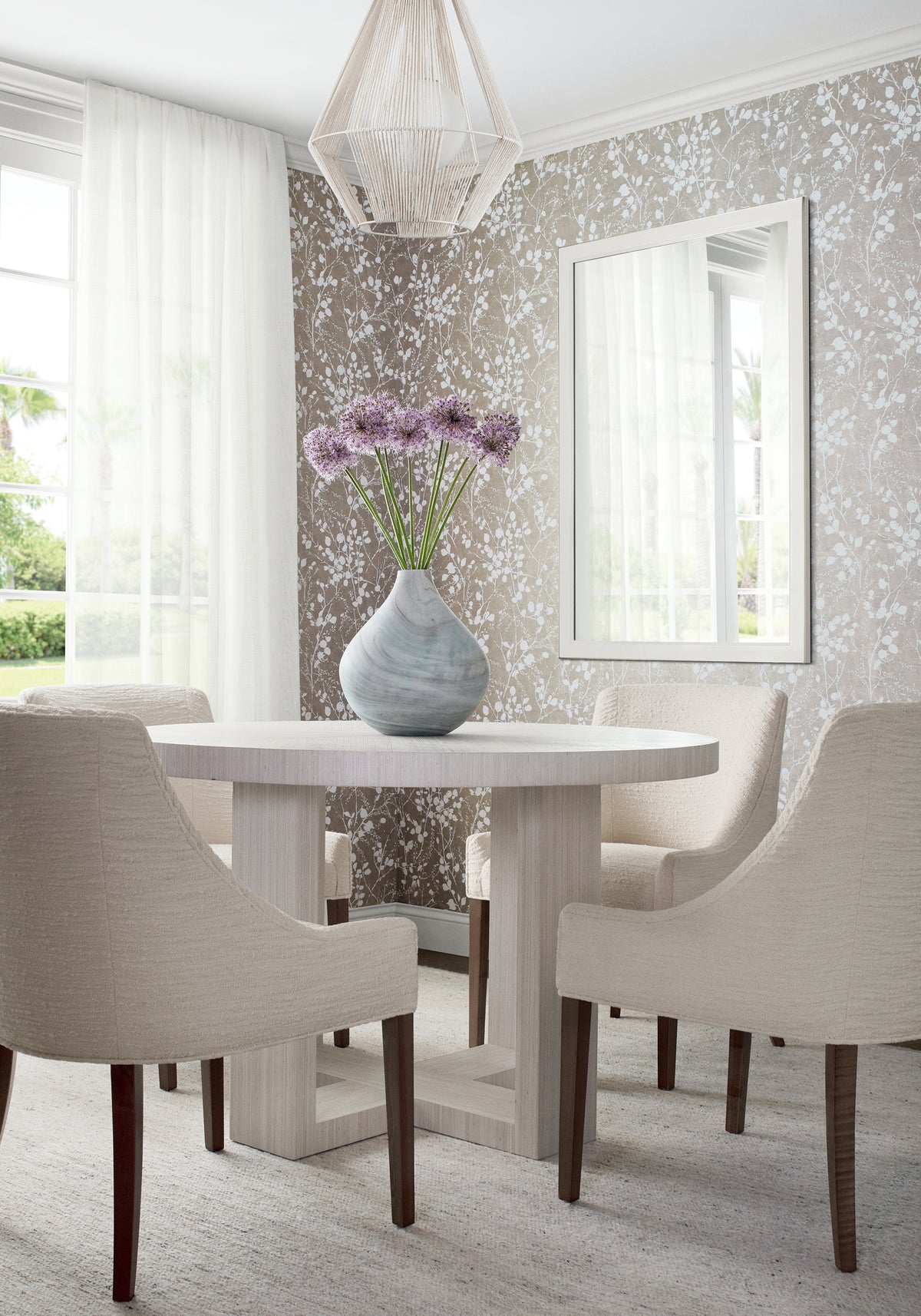 Thibaut Katamari Bud wallpaper - Texture Resource 9 room setting