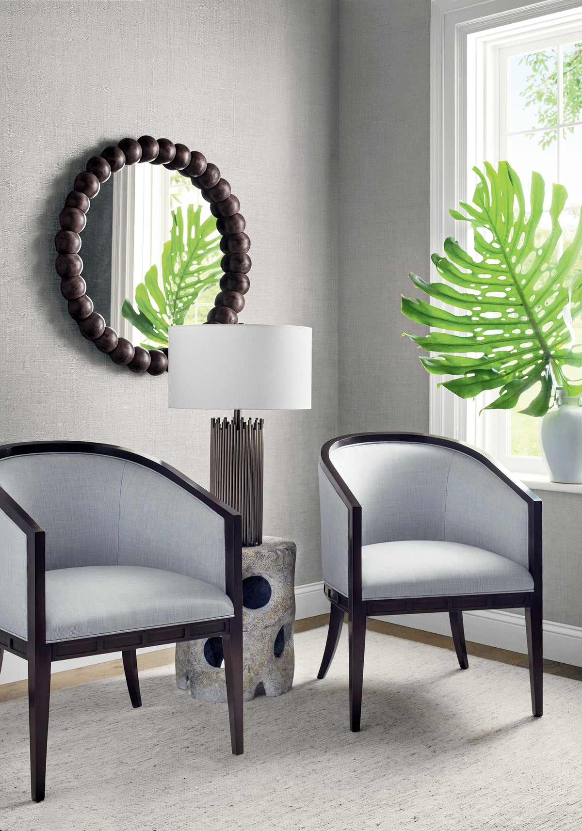 Thibaut Town Bank wallpaper - Texture Resource 9 room setting