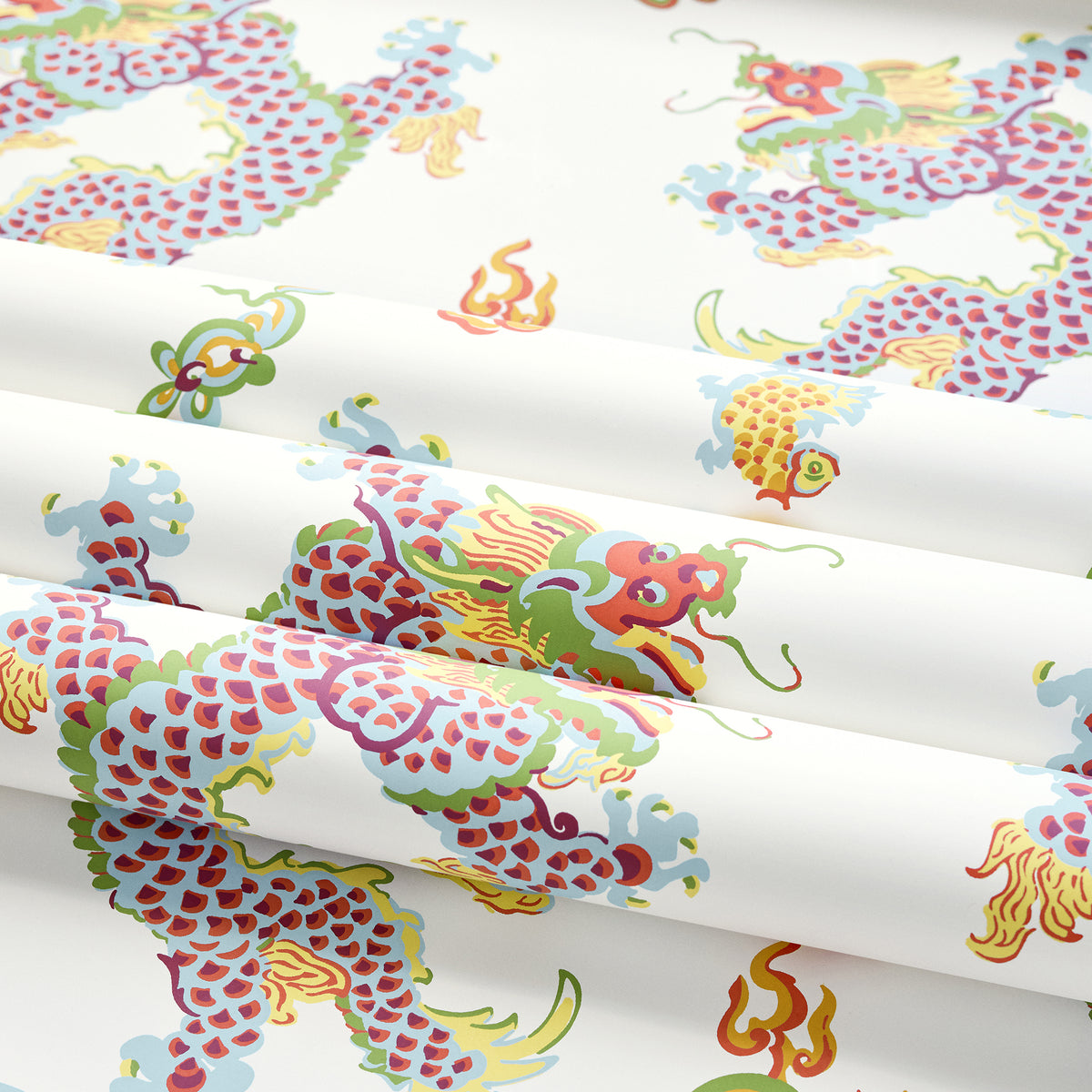 Anna French Dragon Dance wallpaper - Willow Tree collection