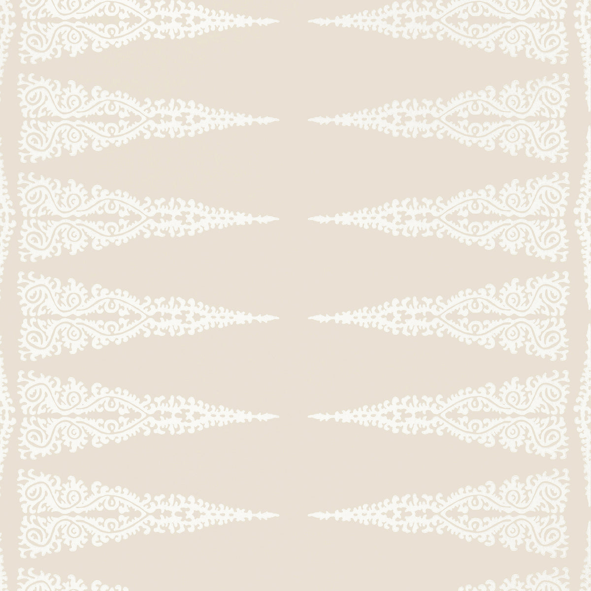 Thibaut ELLERY STRIPE wallpaper, White on Beige