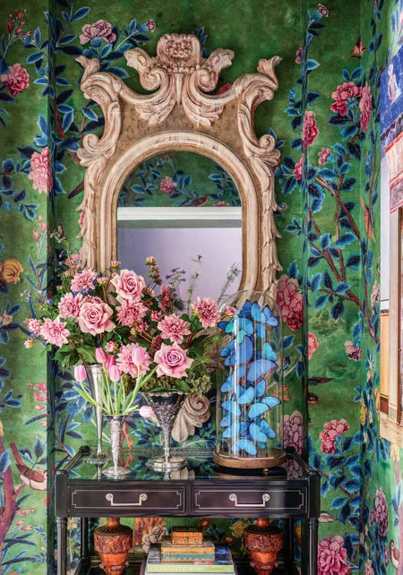 Thibaut - JARDIN BLOOM MURAL Wallpaper - Grand Palace Collection