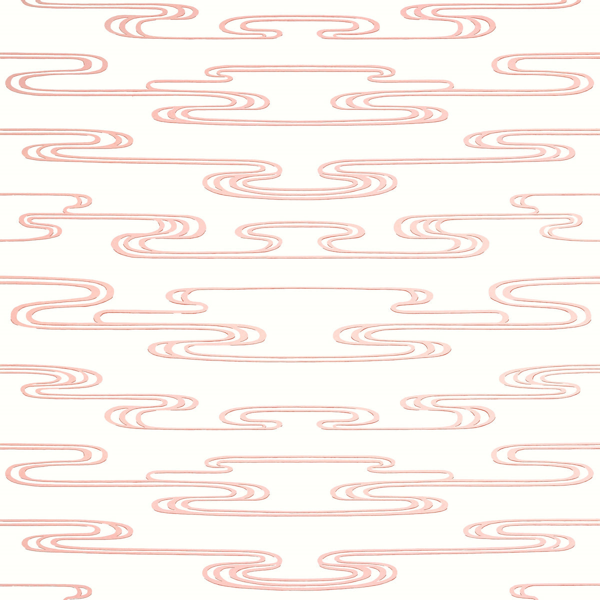 Anna French Cloudwater wallpaper - Willow Tree collection - Blush
