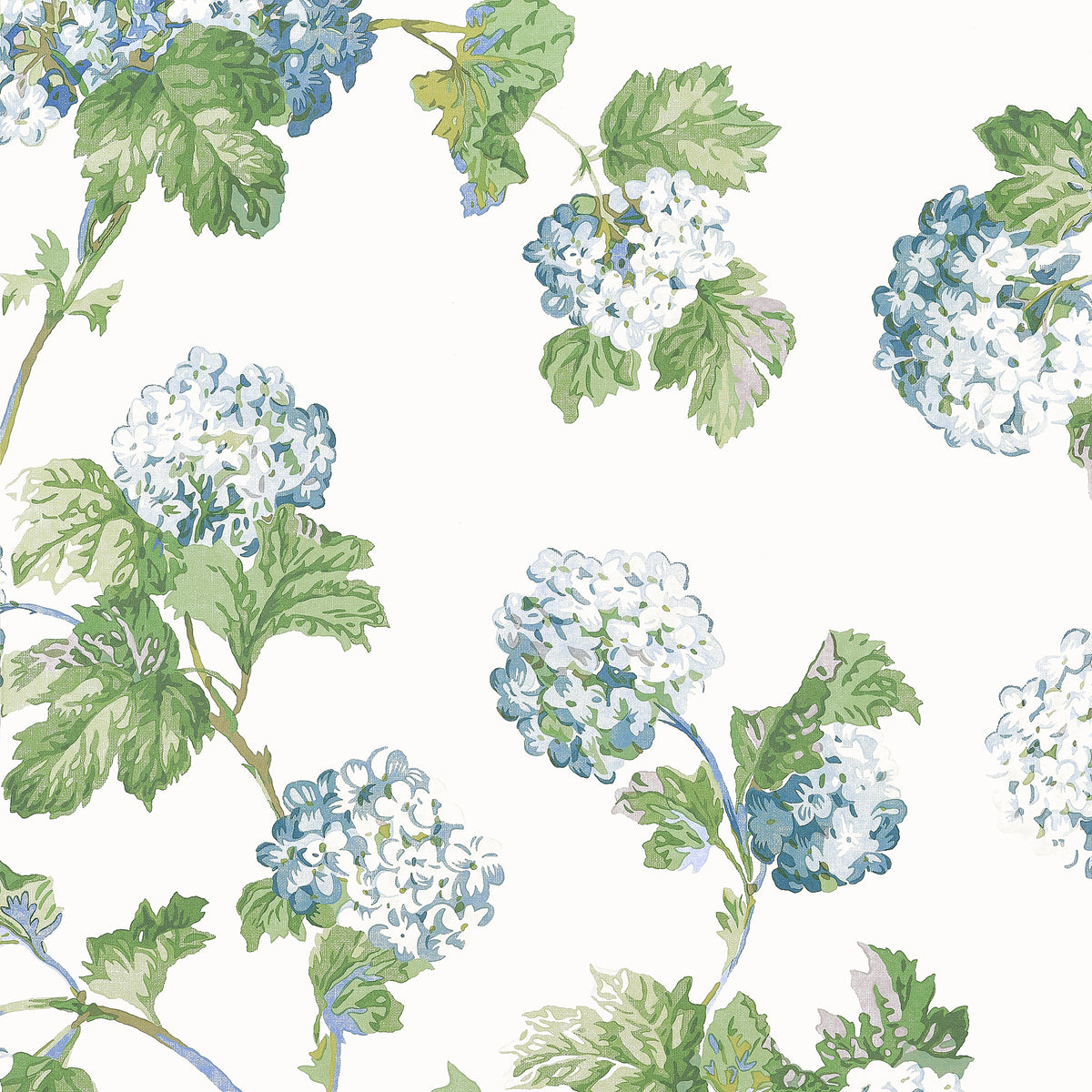 Anna French - SUSSEX HYDRANGEA Wallpaper - Bristol Collection