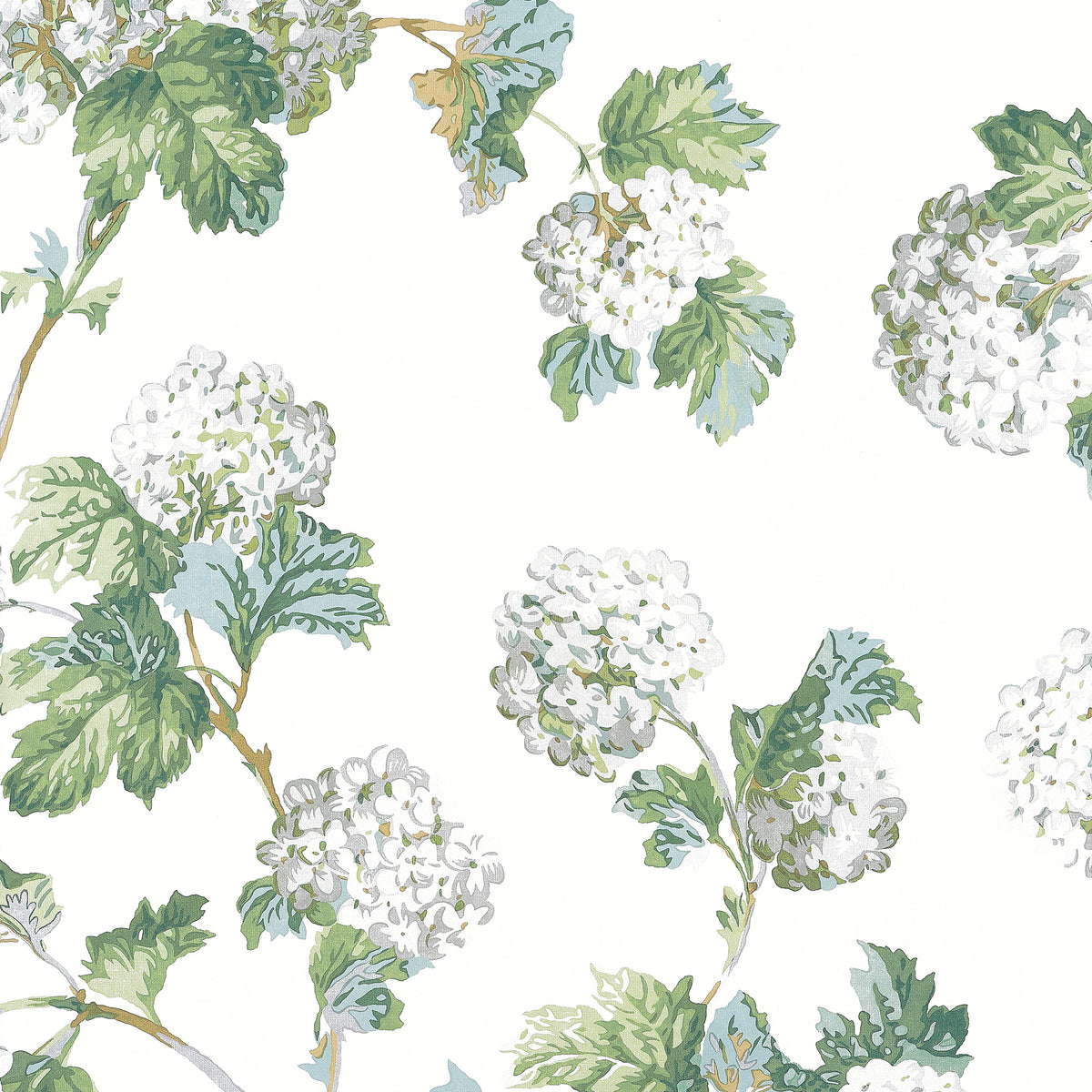 Anna French - SUSSEX HYDRANGEA Wallpaper - Bristol Collection