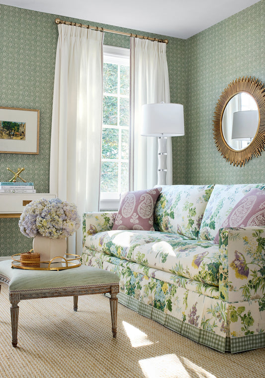 Anna French Holly Trellis wallpaper - Belvedere Collection