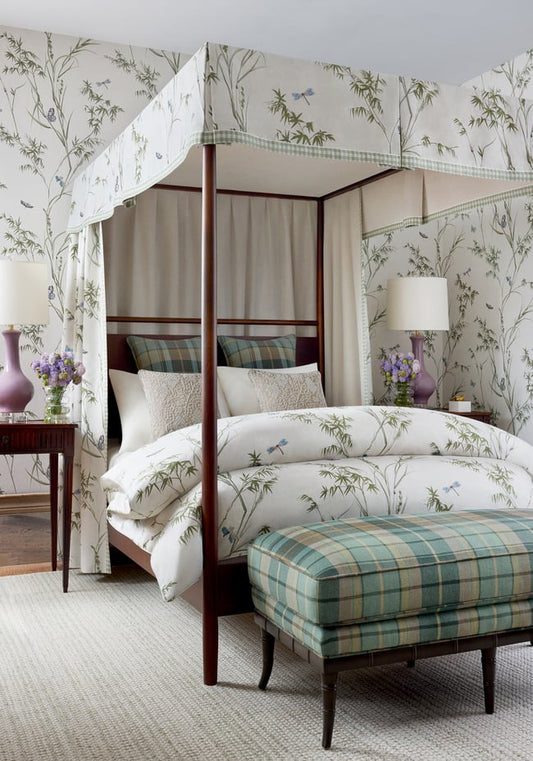 Thibaut - VIRGINIA Wallpaper - Boxwood Collection