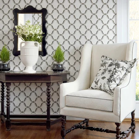 Anna French - TATE TRELLIS Wallpaper - Bristol Collection