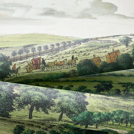 Anna French - WHITCOMBE PARK MURAL Wallpaper - Bristol Collection