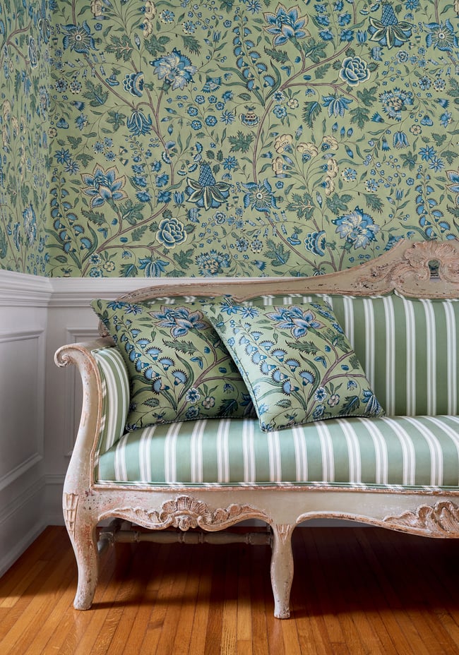 FRANCOIS Wallpaper by Anna French, Clermont Collection in Double Rolls