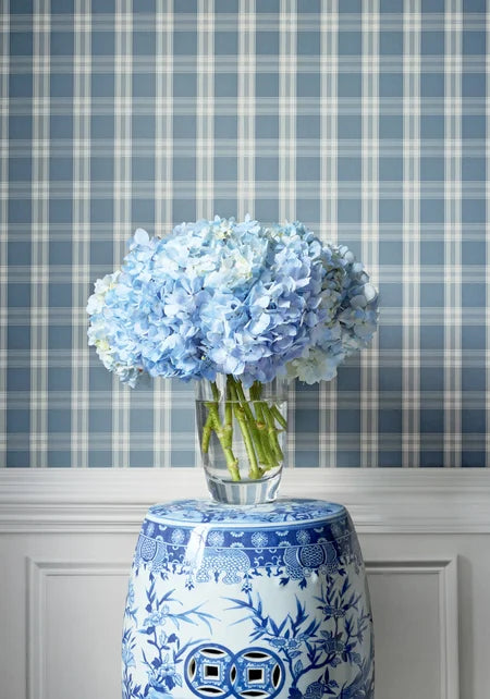 Anna French - PAYTON CHECK Wallpaper - Clermont Collection