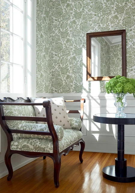 SIGOURNEY Wallpaper by Anna French, Clermont Collection in Double Rolls