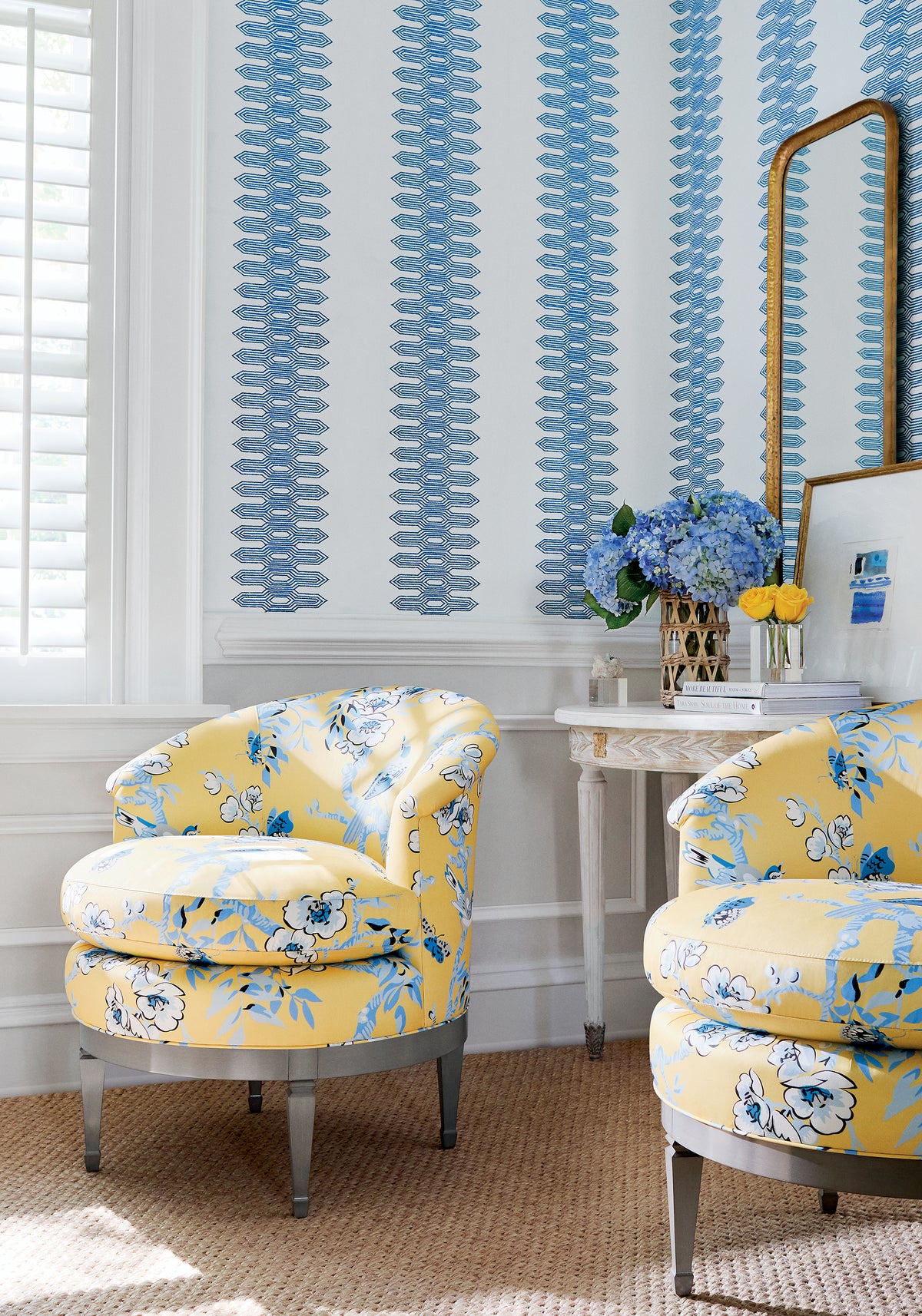 Thibaut Nola Stripe wallpaper - Eden Collection