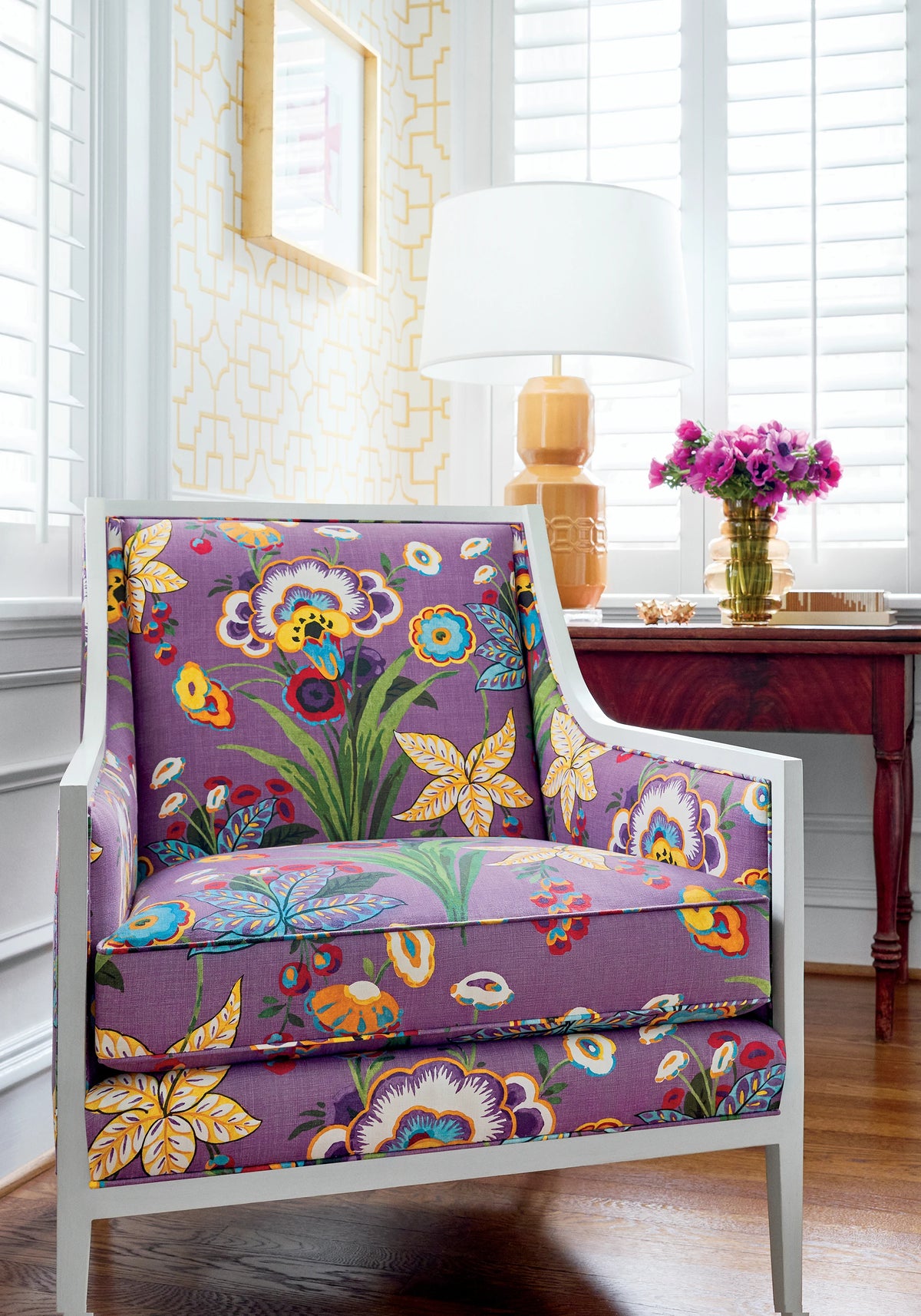 Thibaut Fretwork wallpaper - Eden Collection