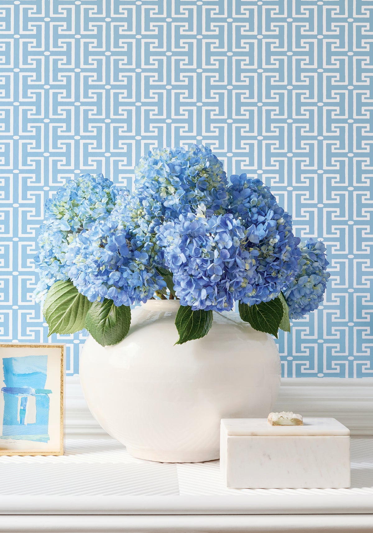 Thibaut T-Square wallpaper - Eden Collection