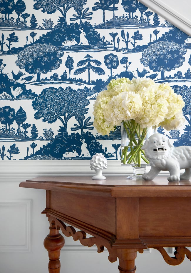 Thibaut - LA FORET Wallpaper - Fairhaven Collection