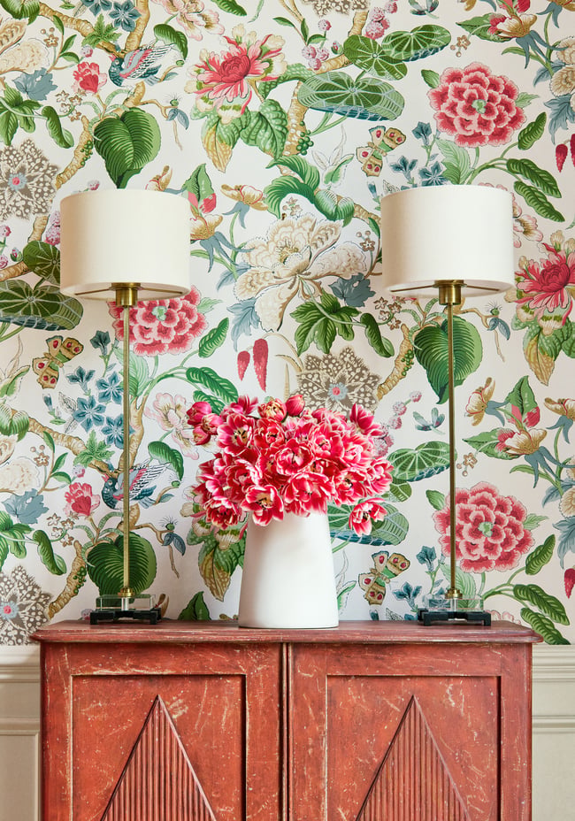 Thibaut - HILL GARDEN Wallpaper - Grand Palace Collection