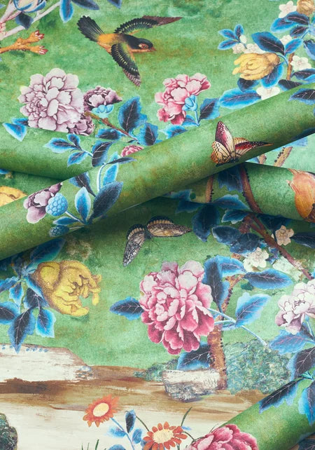 Thibaut - JARDIN BLOOM MURAL Wallpaper - Grand Palace Collection