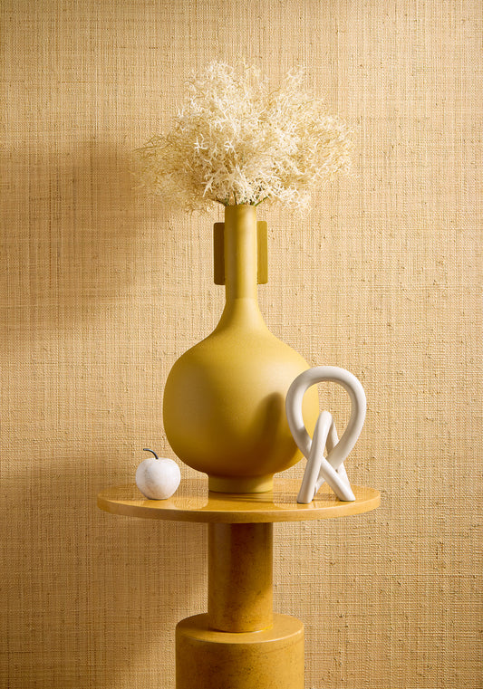 Thibaut Bethany Raffia grasscloth wallpaper - Grasscloth Resource 6 room setting