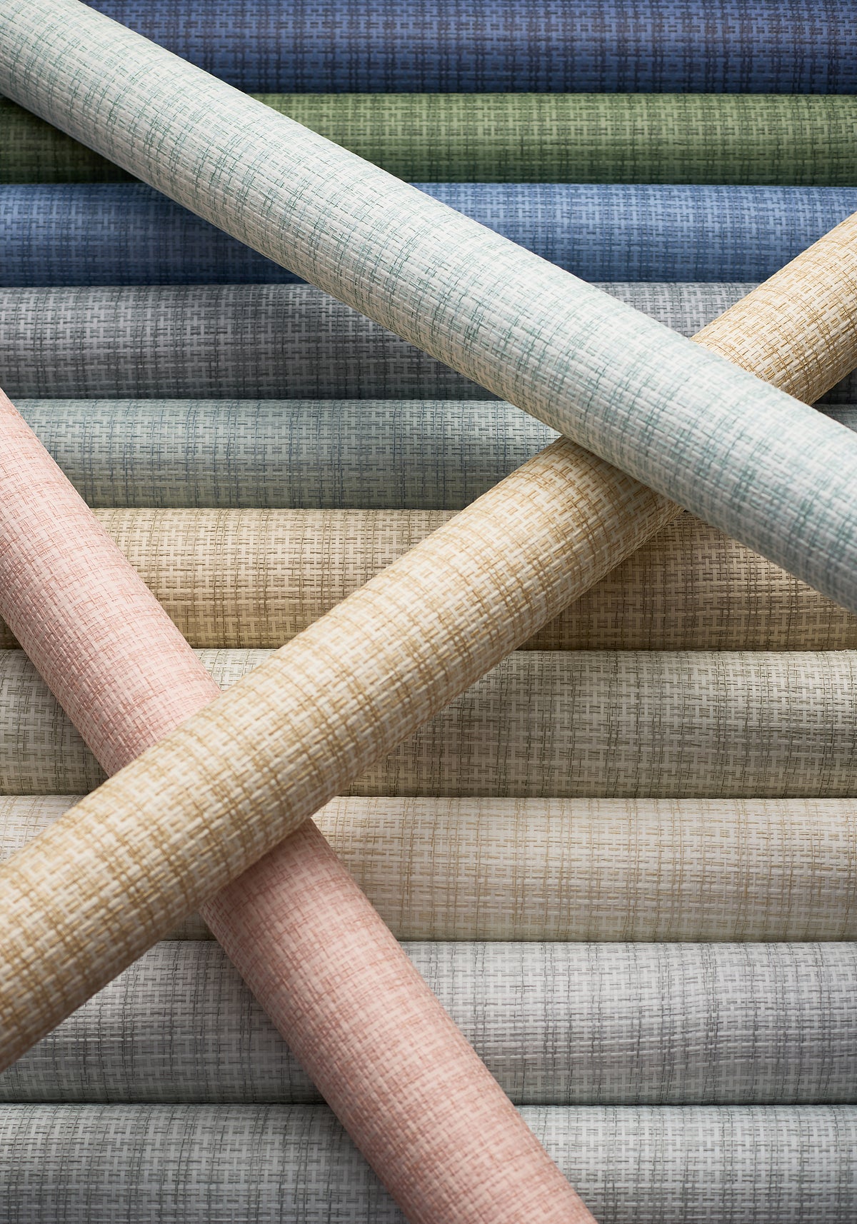 Thibaut Coastline grasscloth wallpaper - Grasscloth Resource 6 room setting