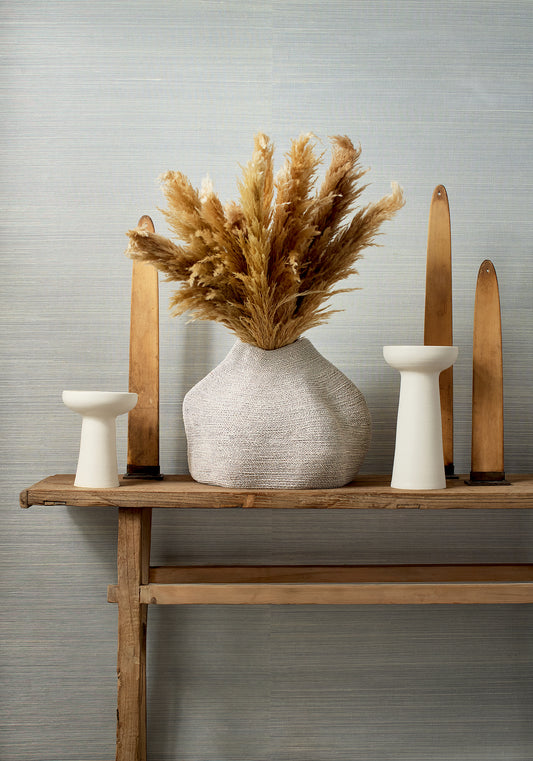 Thibaut Heather Sisal grasscloth wallpaper - Grasscloth Resource 6 room setting