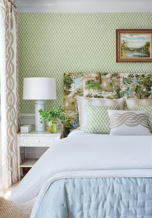 Thibaut Arboreta wallpaper - Heritage collection room setting