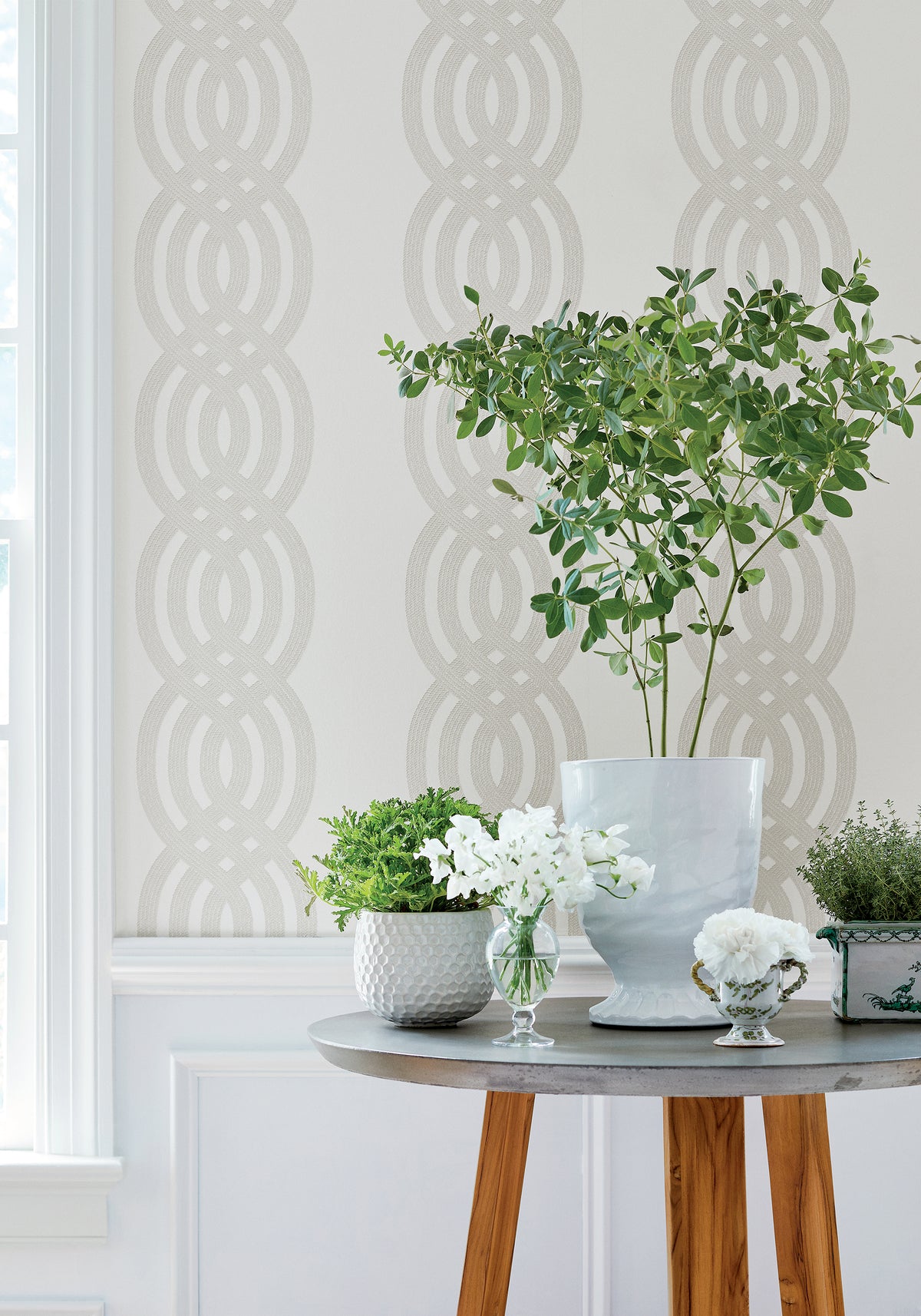 Thibaut Braid wallpaper - Heritage collection room setting