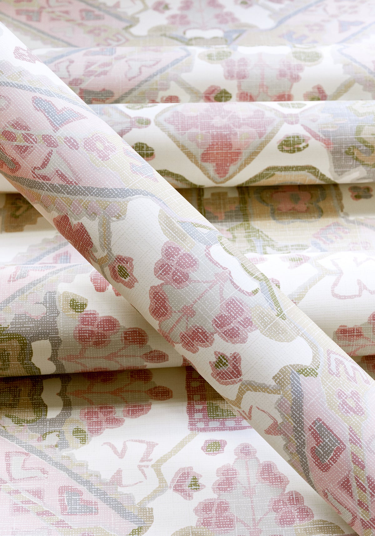 Thibaut Persian Carpet wallpaper - Heritage collection room setting