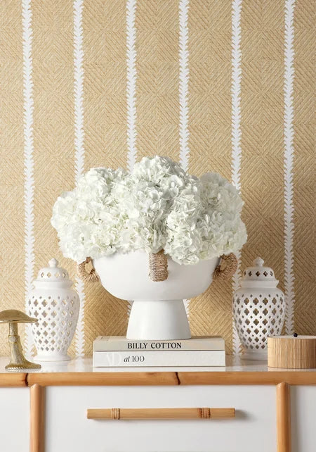 Thibaut - BARRIER WEAVE Wallpaper -  Islander Collection