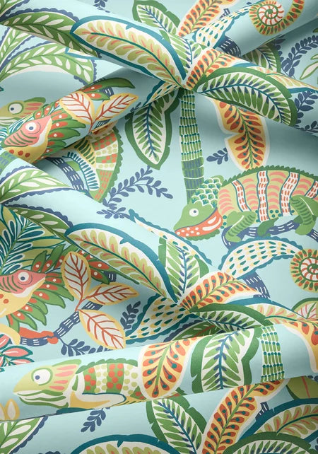 IGGY Wallpaper by Thibaut, Islander Collection in Double Rolls
