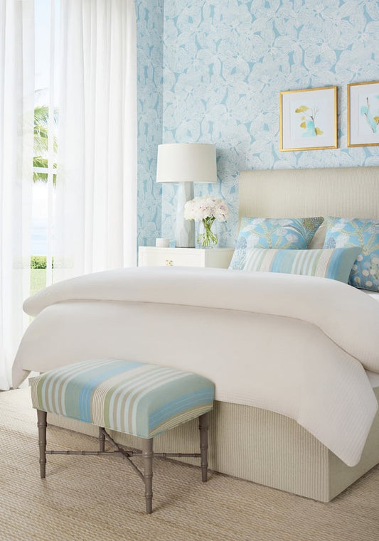 Thibaut - ISLAND ORCHID Wallpaper -  Islander Collection