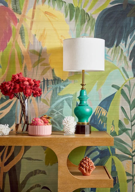 Thibaut - RAINFOREST MURAL Wallpaper - Islander Collection (3 Panel Mural Roll)