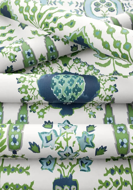 MENDOZA SUZANI Wallpaper by Thibaut, Kismet Collection in Double Rolls
