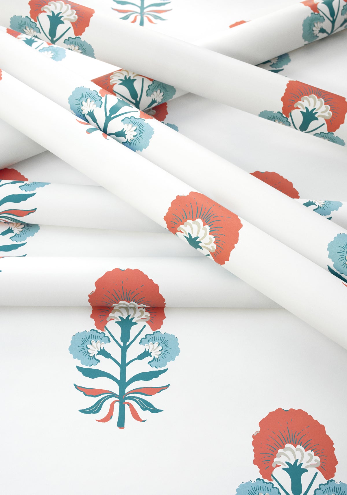 Thibaut Tybee Bud wallpaper - Kismet room setting
