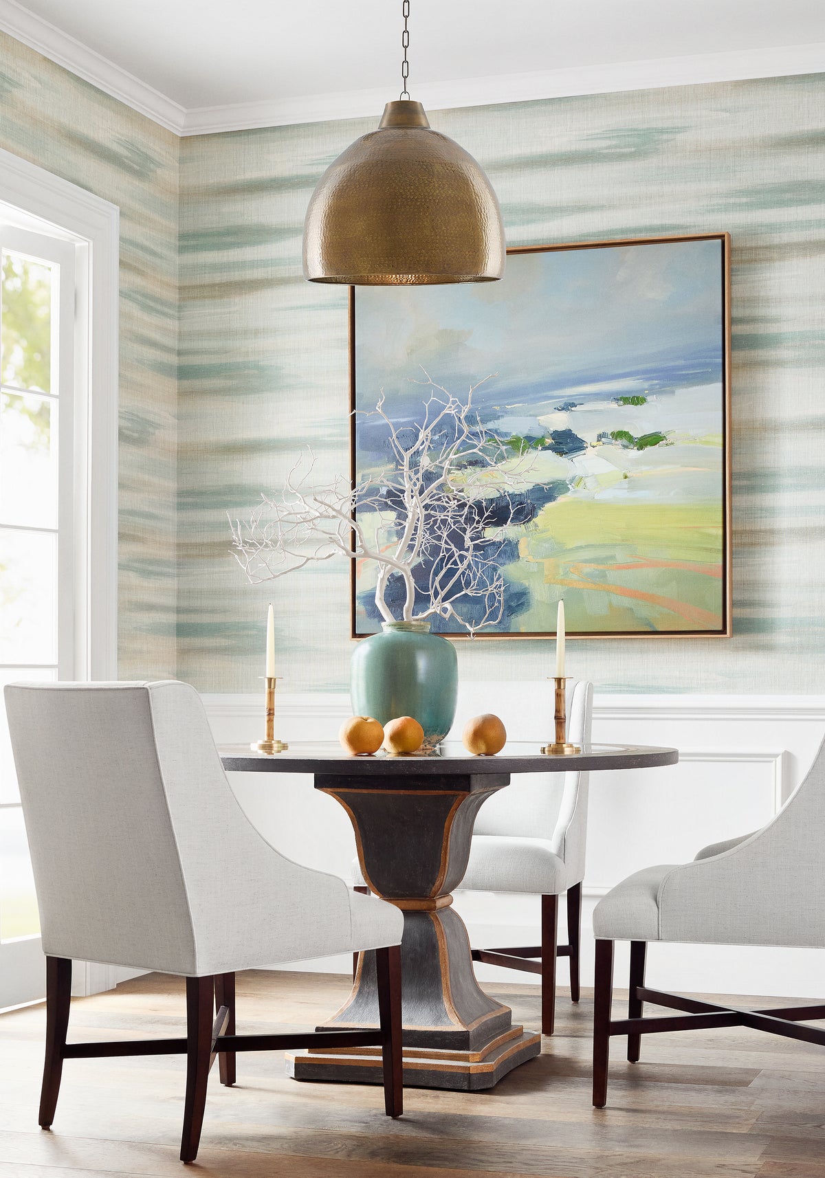 Thibaut Equinox wallpaper - Modern Resource 3 room setting