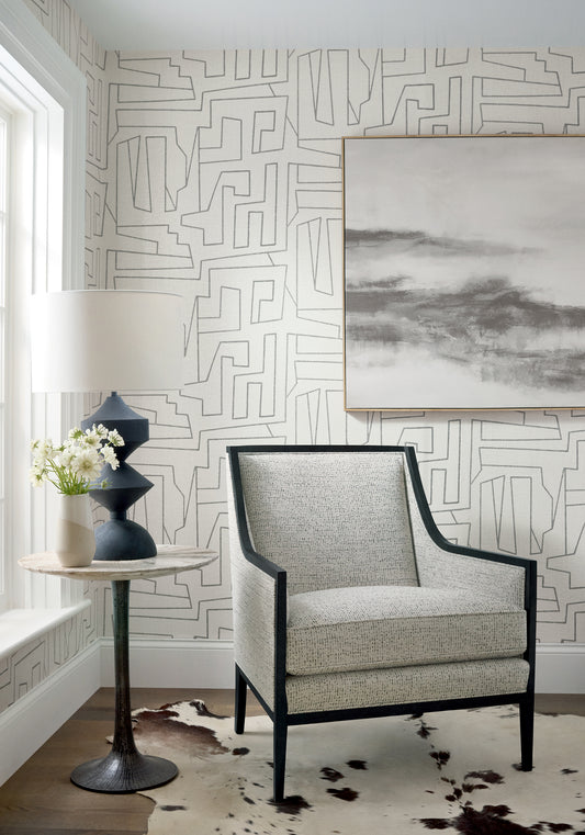Thibaut Matrix wallpaper - Modern Resource 4